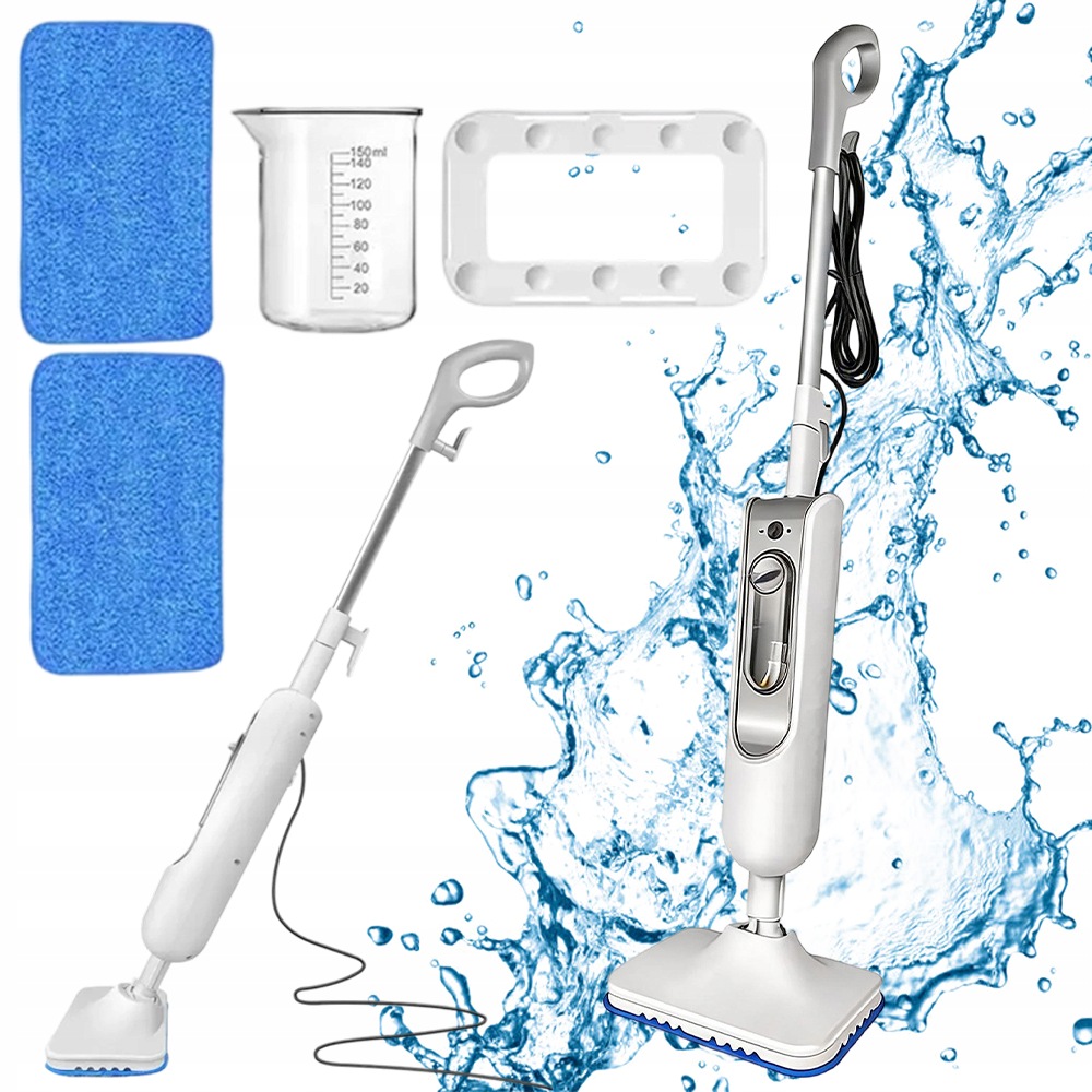 Mop Parowy Myjka Parowa Wielofunkcyjny Czyścik 2 Tryby Pracy Pary 1500W