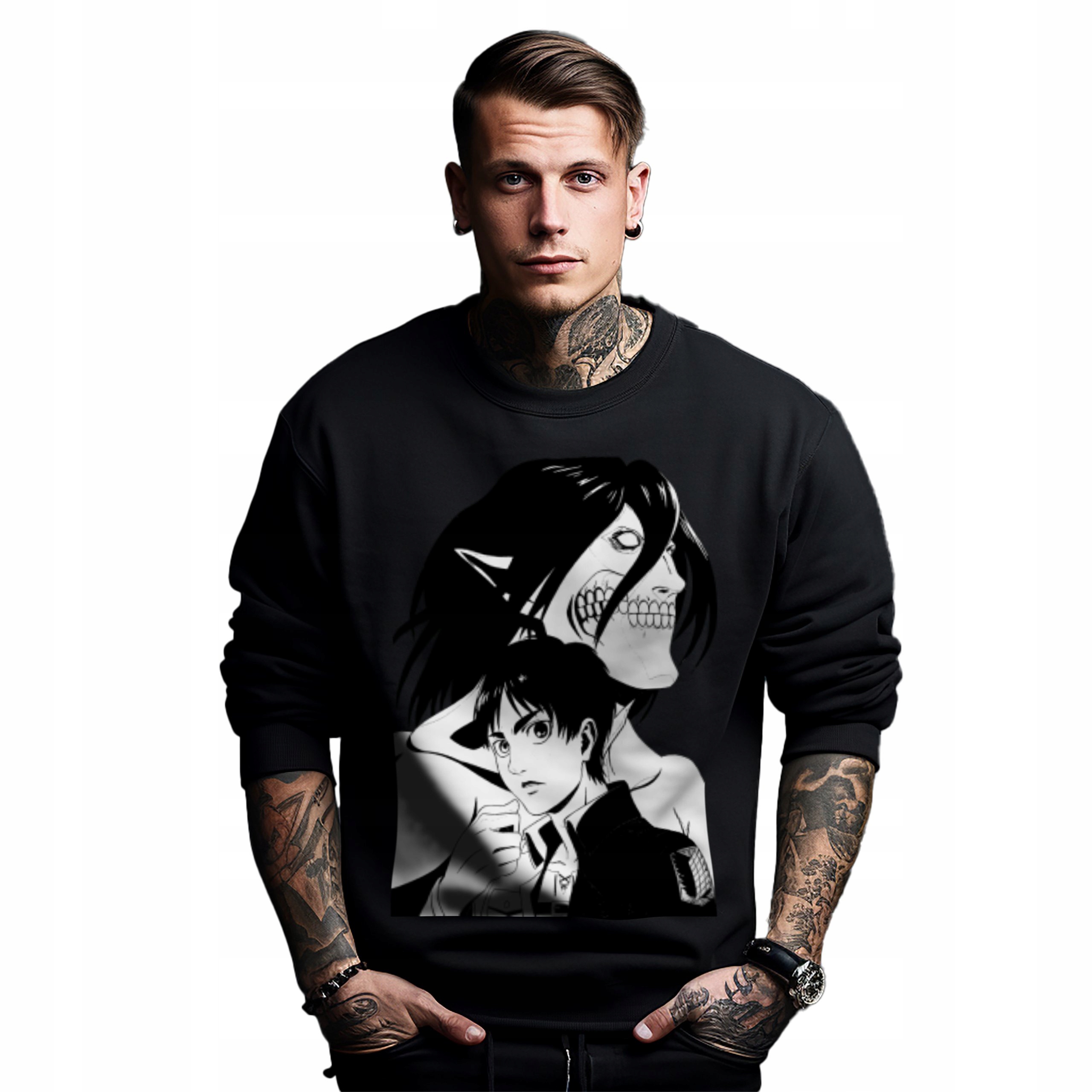 Mikina s potiskem Anime Attack on Titan