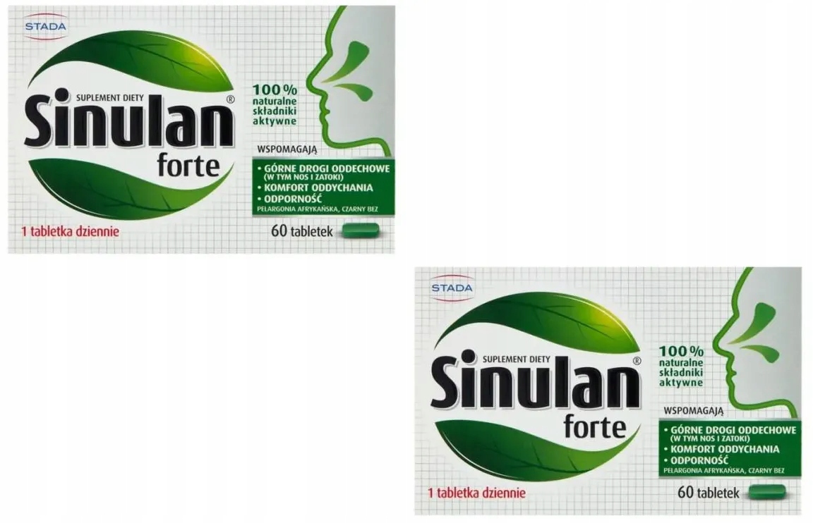Sinulan Forte Górne Drogi Oddechowe Komfort Oddychania 60 Tabletek