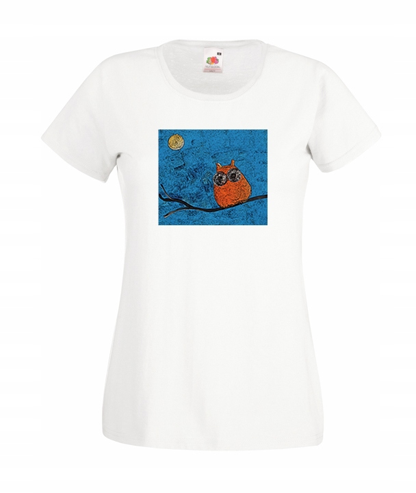 

Xs Koszulka Damska Sowa Sowy Kolorowa Sówka Owl