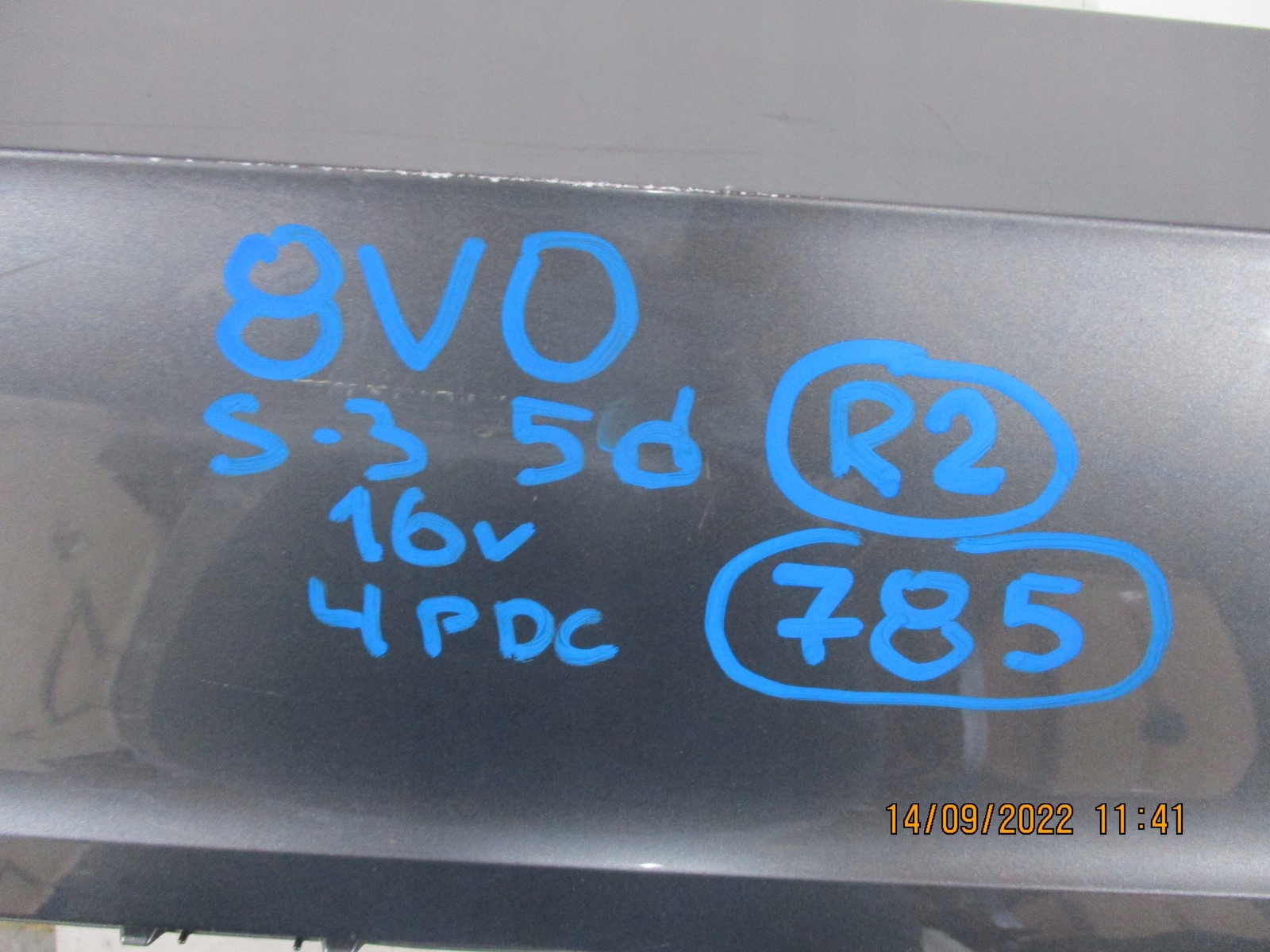 STOSSSTANGE AUDI A3 8V0 S3 5D 4 X PDC HECK HINTEN