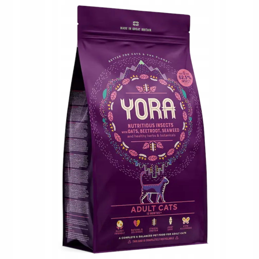 Yora Insect 62,5% owadów kot 1,5kg