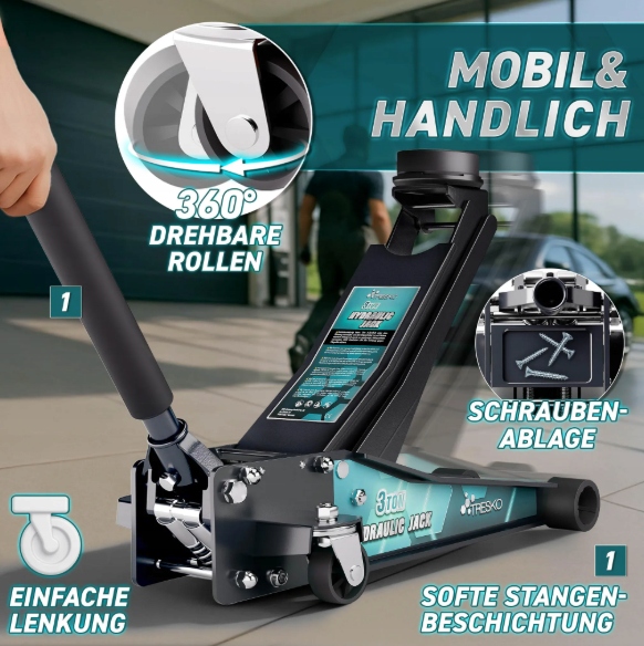 Tresko Hydraulický zdvihák do auta 2.5T