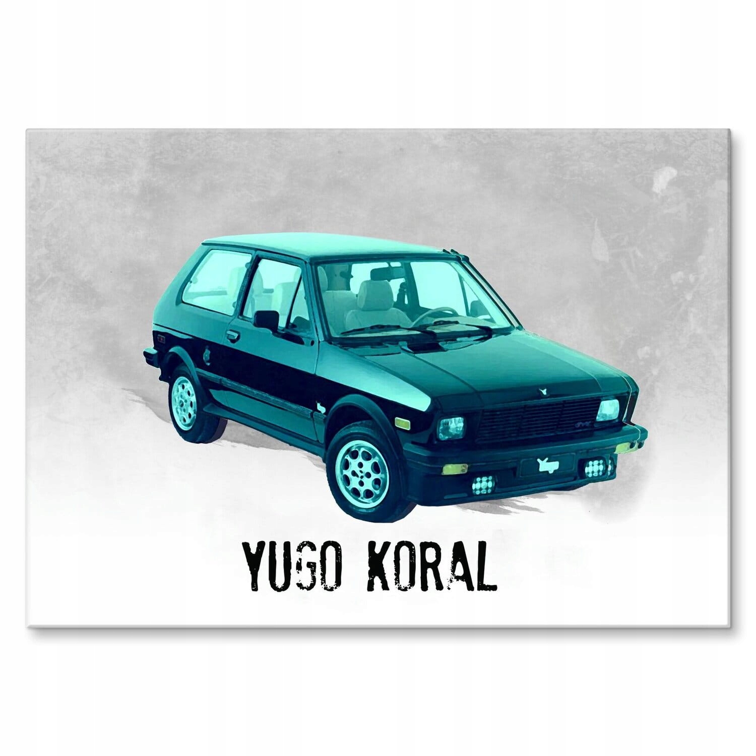 Plech velký dárek pro fanouška aut pro přítele manžela Yugo Koral