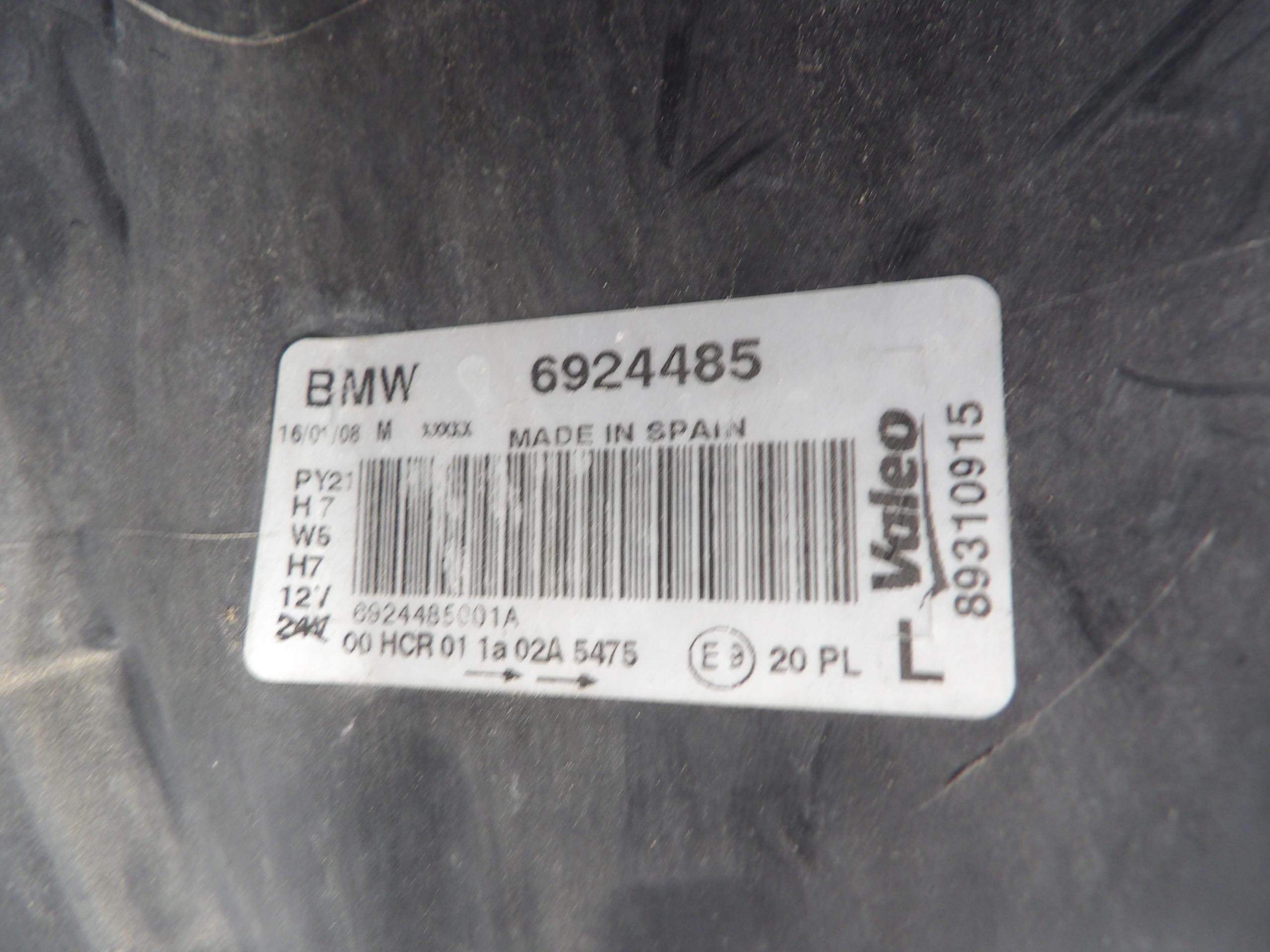BMW 120D E87 light przedia left