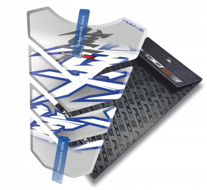 Tank-pad od firmy Fooqs pro Suzuki Gsx 1300-R Hayabusa Bílá Modrá