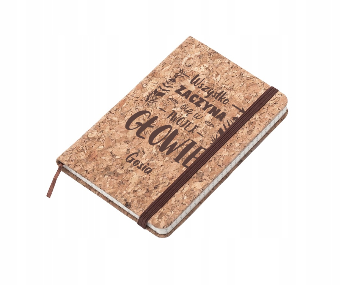 

Notes pamiętnik ekologiczny personalizowany grawer