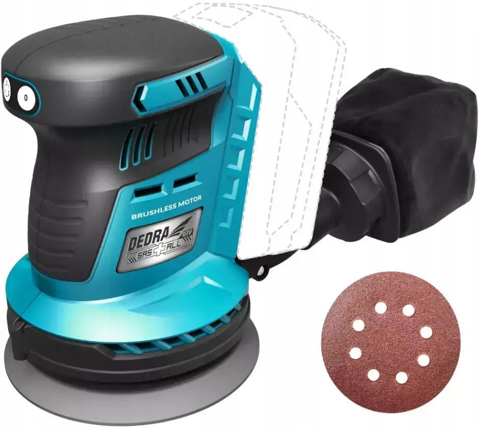 SZLIFIERKA MIMOŚRODOWA 18V SAS+ALL 7062 DEDRA
