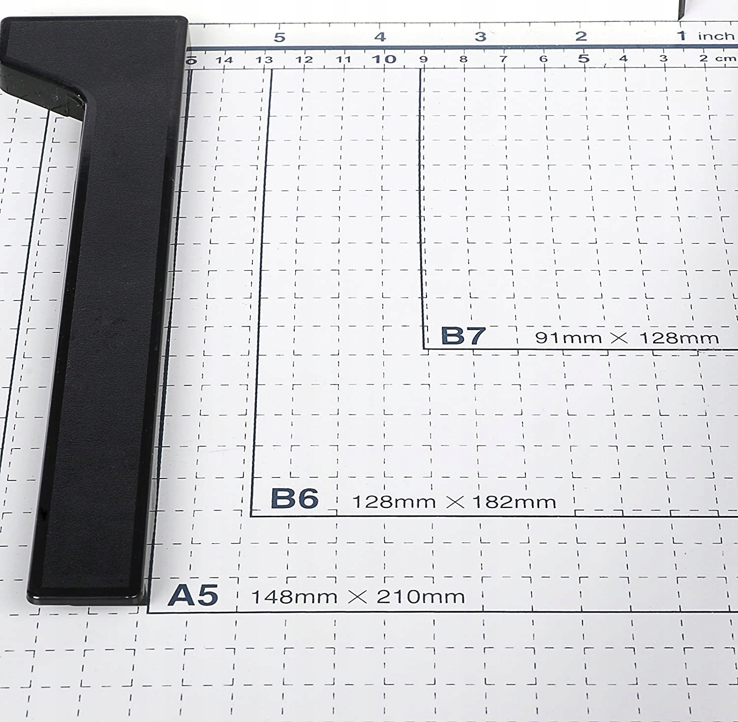 GILOTYNA DO CIĘCIA PAPIERU MOCNA METALOWA miara B7-A4 Rodzaj ręczna