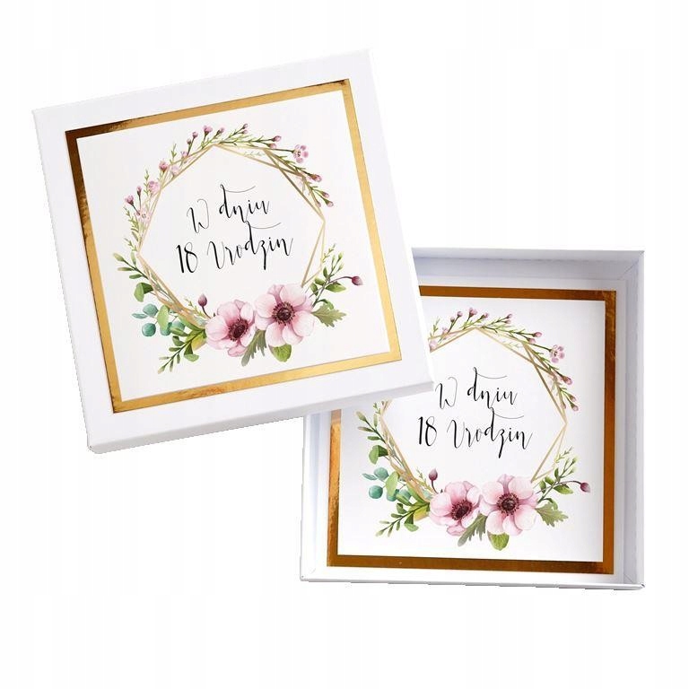 

Kartka w Pudełku na 18 Urodziny Osiemnastka