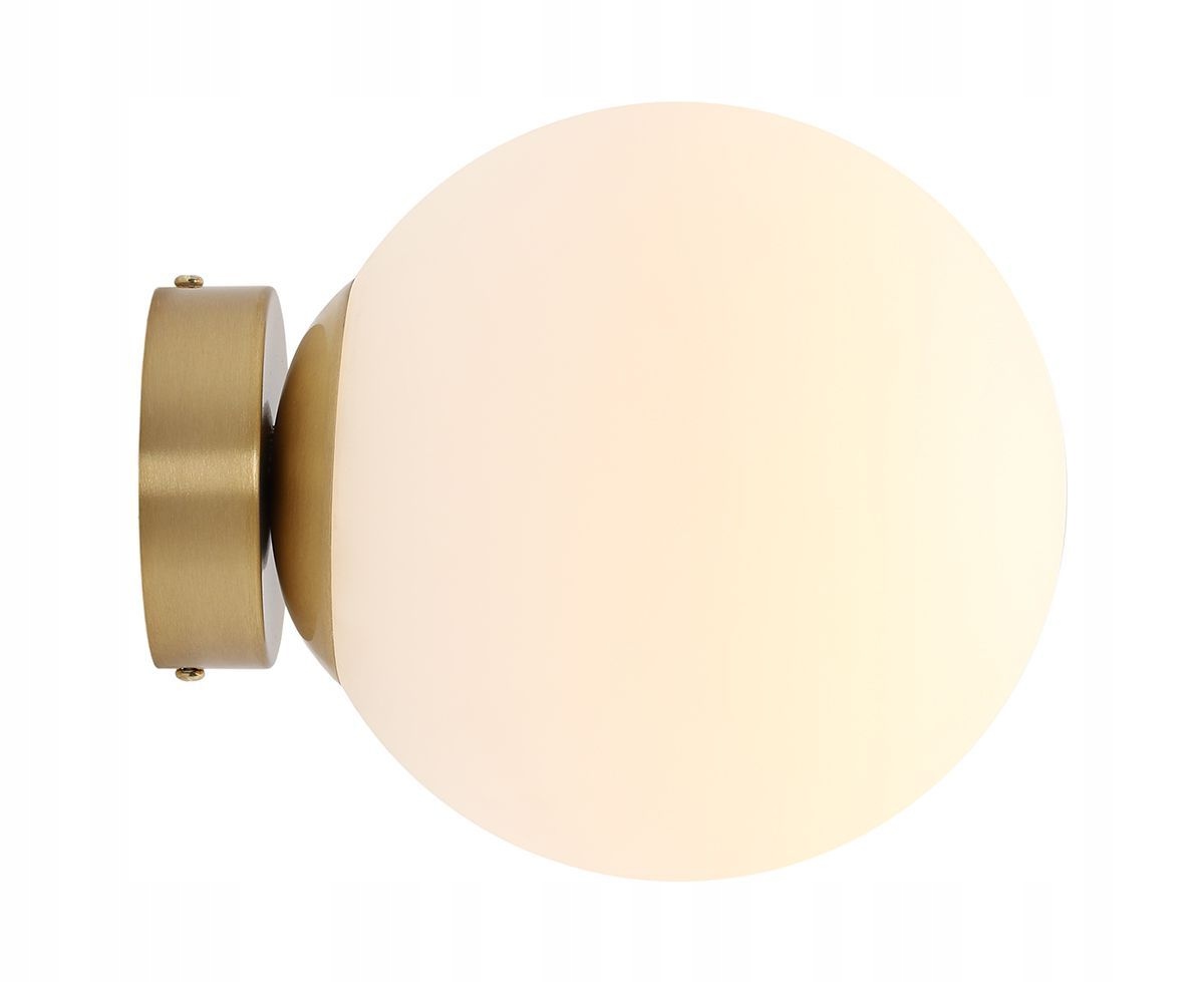 Nástenné svietidlo, nástenná lampa zlatá guľa do obývačky, jedálne, spálne Ball M XX