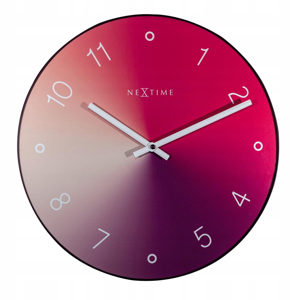 Nástenné Hodiny červené Gradient Nextime