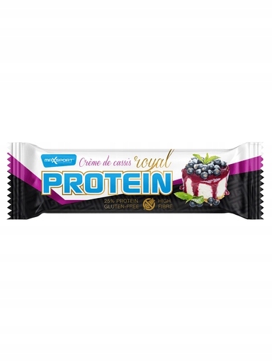 8 x Proteinová Tyčinka s příchutí černého rybízu v bílé polevě 60 g – Maxsport