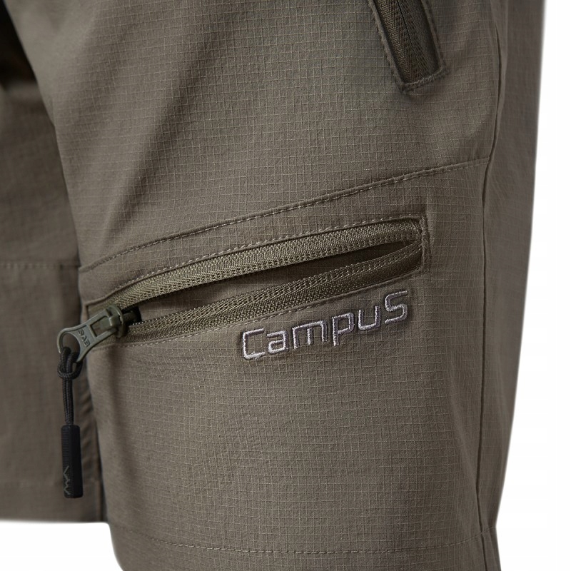 Krótkie spodenki damskie TREKKINGOWE z paskiem CAMPUS CASILDA M Materiał dominujący Nylon