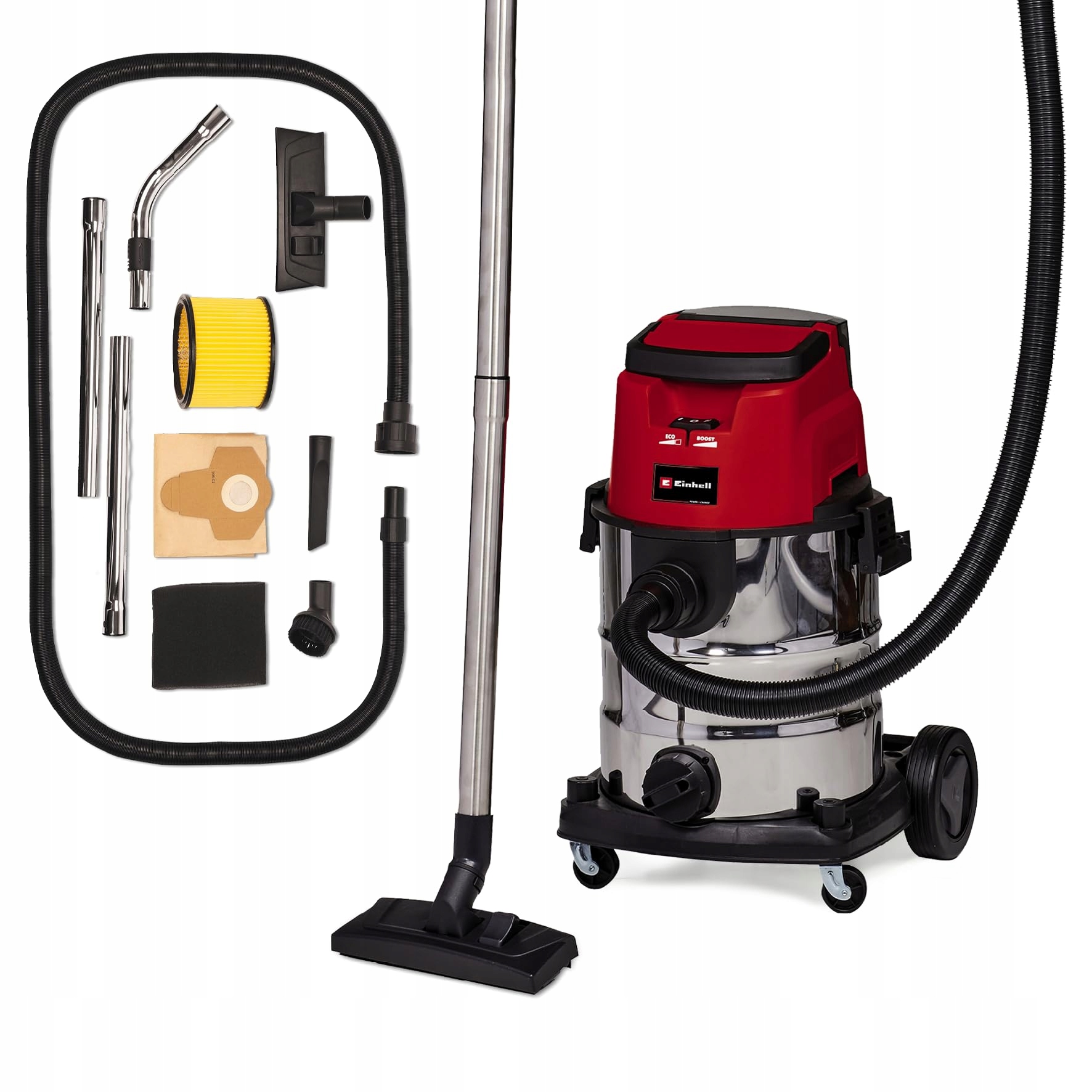 Einhell Akumulátorový mokrý a suchý vysavač Te-vc 36/25 Li, černá
