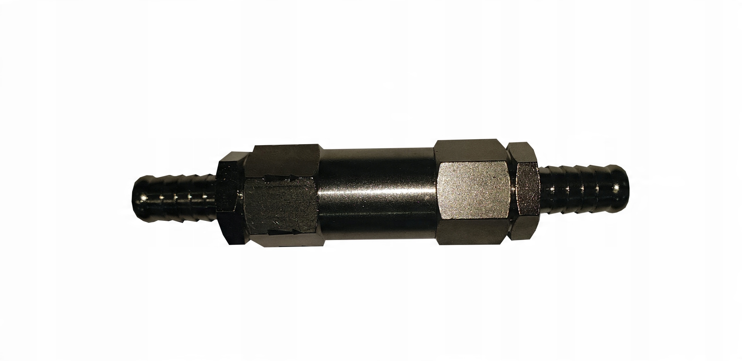 

Zawór zwrotny z końcówkami choinkowymi na wąż 10mm
