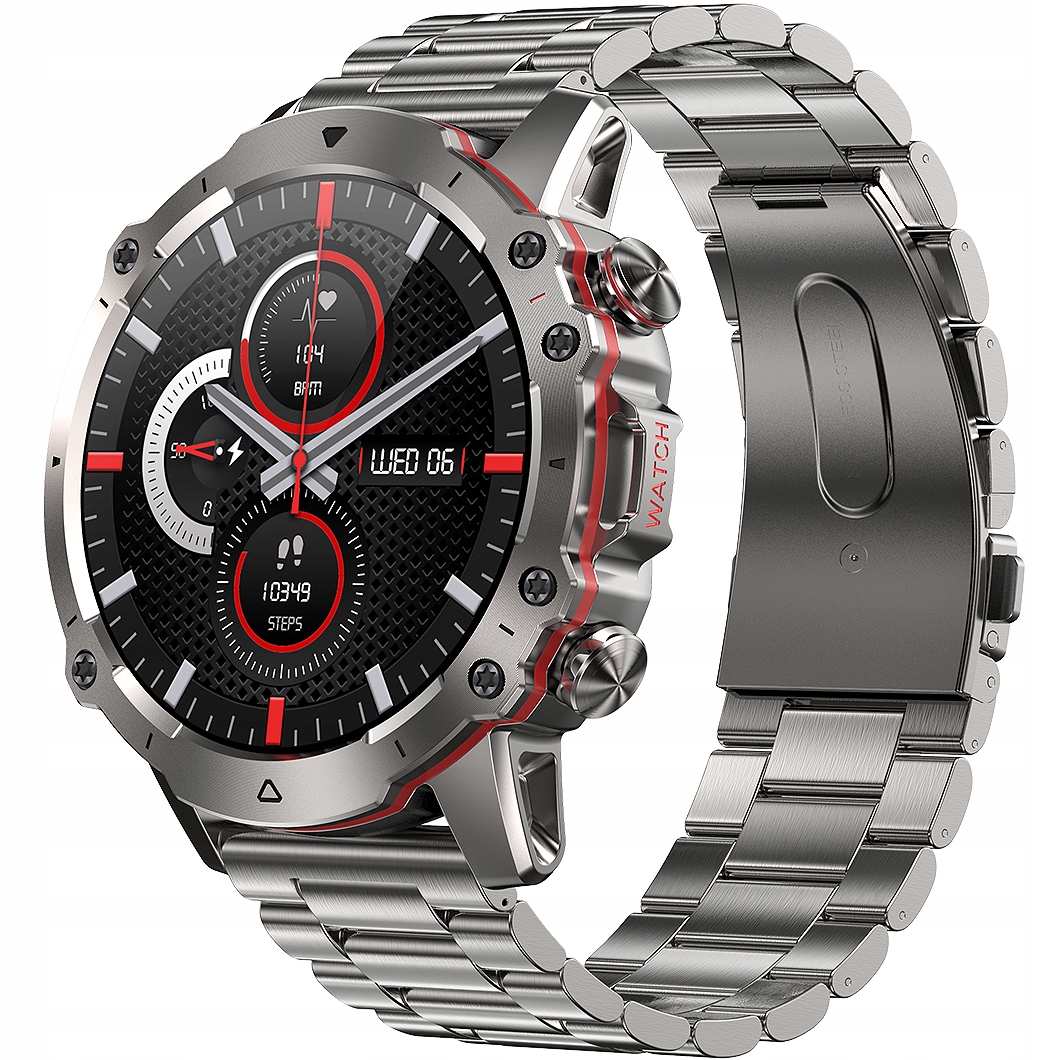 SMARTWATCH MĘSKI POLSKIE MENU ROZMOWY POWIADOMIENIA CIŚNIENIE TĘTNO SPORT Model inny