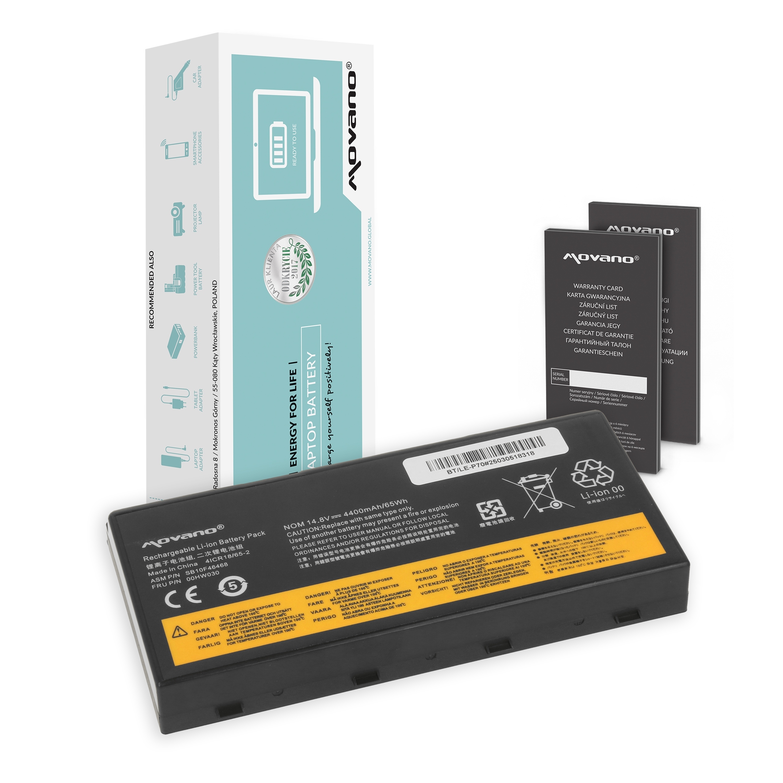 Bateria do Lenovo ThinkPad P70 P71 00HW030 SB10F46468 01AV451 5B10W13950