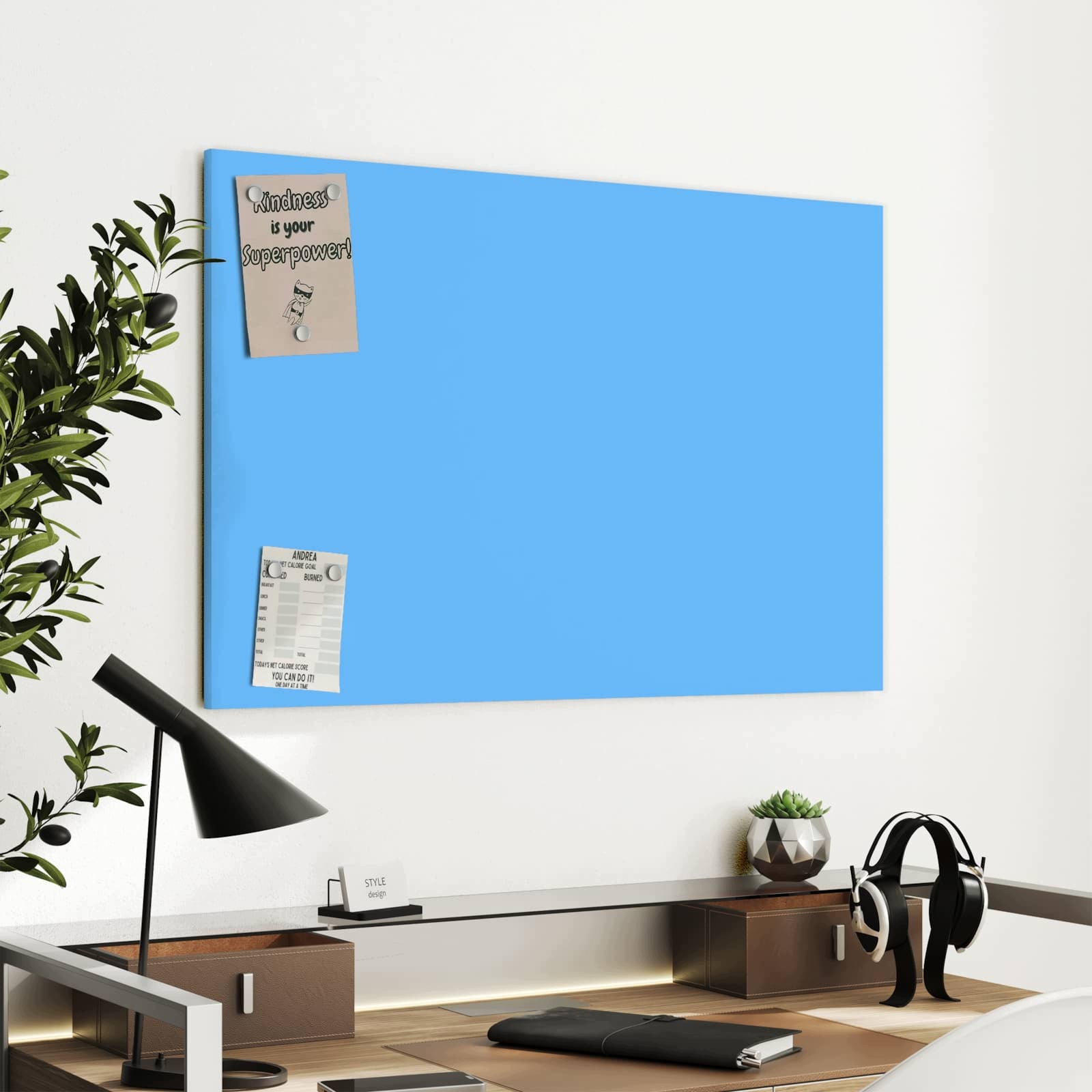 Magnetická tabule Blankytný Pozadí 90 × 60 cm
