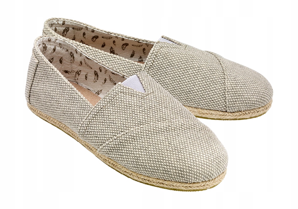 

Buty Damskie espadryle lekkie Beż *40
