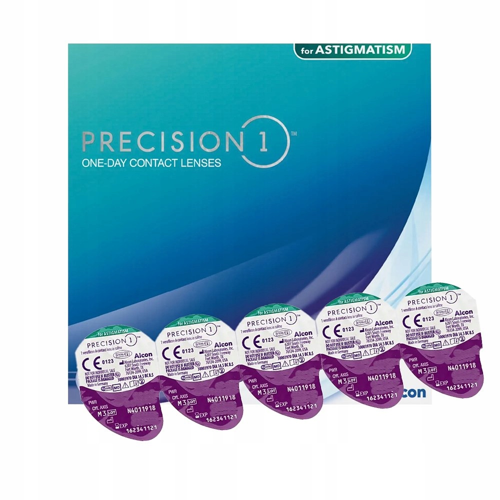 Soczewki jednodniowe Alcon PRECISION1 for ASTIGMATISM 90 szt.