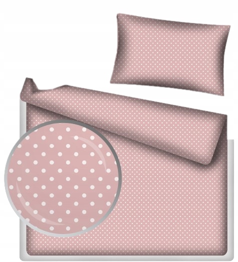 

Pościel Bawełna komplet 140x200 Brudny Róż