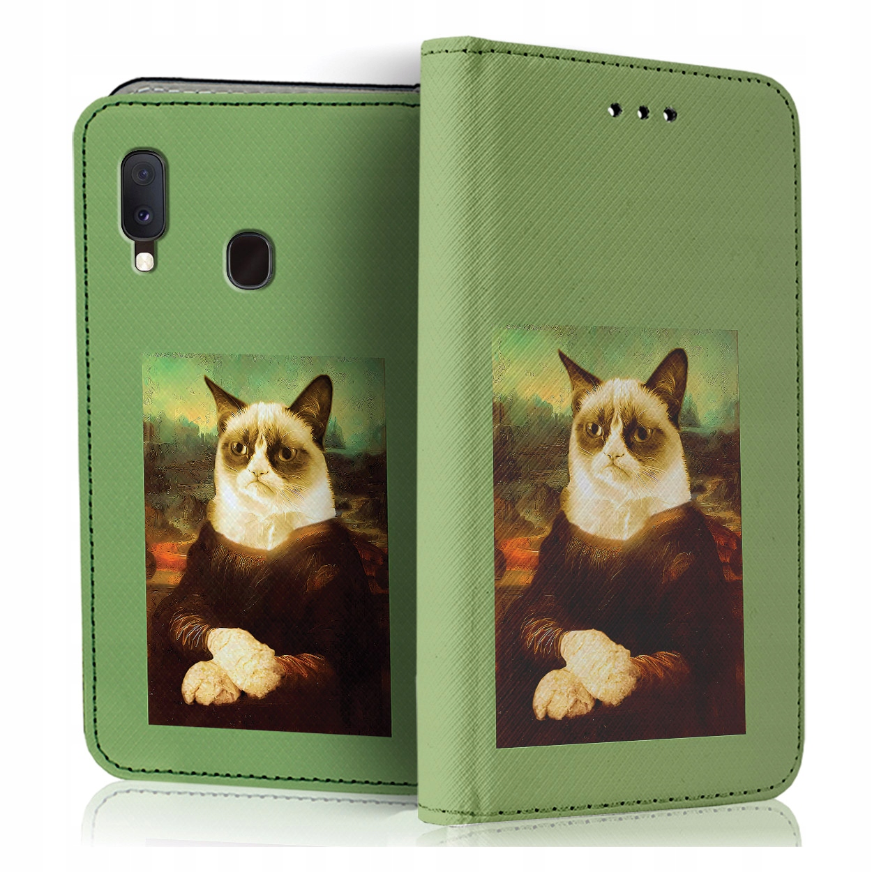 Etui Z Klapką Na Telefon Samsung Galaxy A20E Case Pokrowiec Szybka Szkiełko