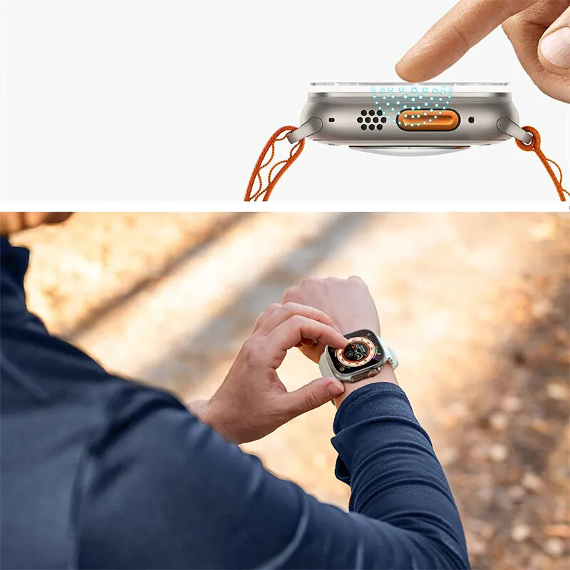 2X SZKŁO HARTOWANE OCHRONNE 9H DO APPLE WATCH ULTRA 1/2 - 49MM Rodzaj szkło hartowane