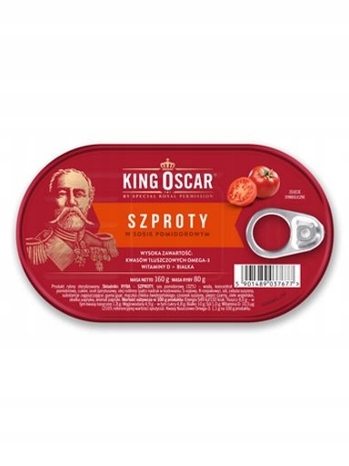 Levně 7 x King Oscar Šproty v rajčatové omáčce 160 g