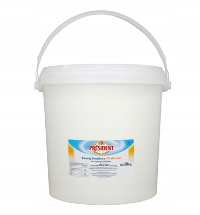 Levně Président Profesionální tvarohový tvaroh 4% tuku 10 kg