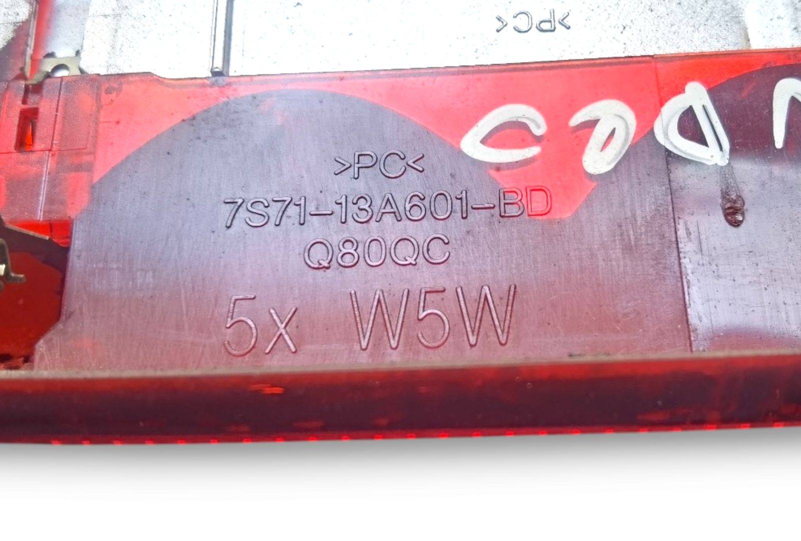 light third brake light Ford Mondeo 4 2008 7S71-13A601-BD