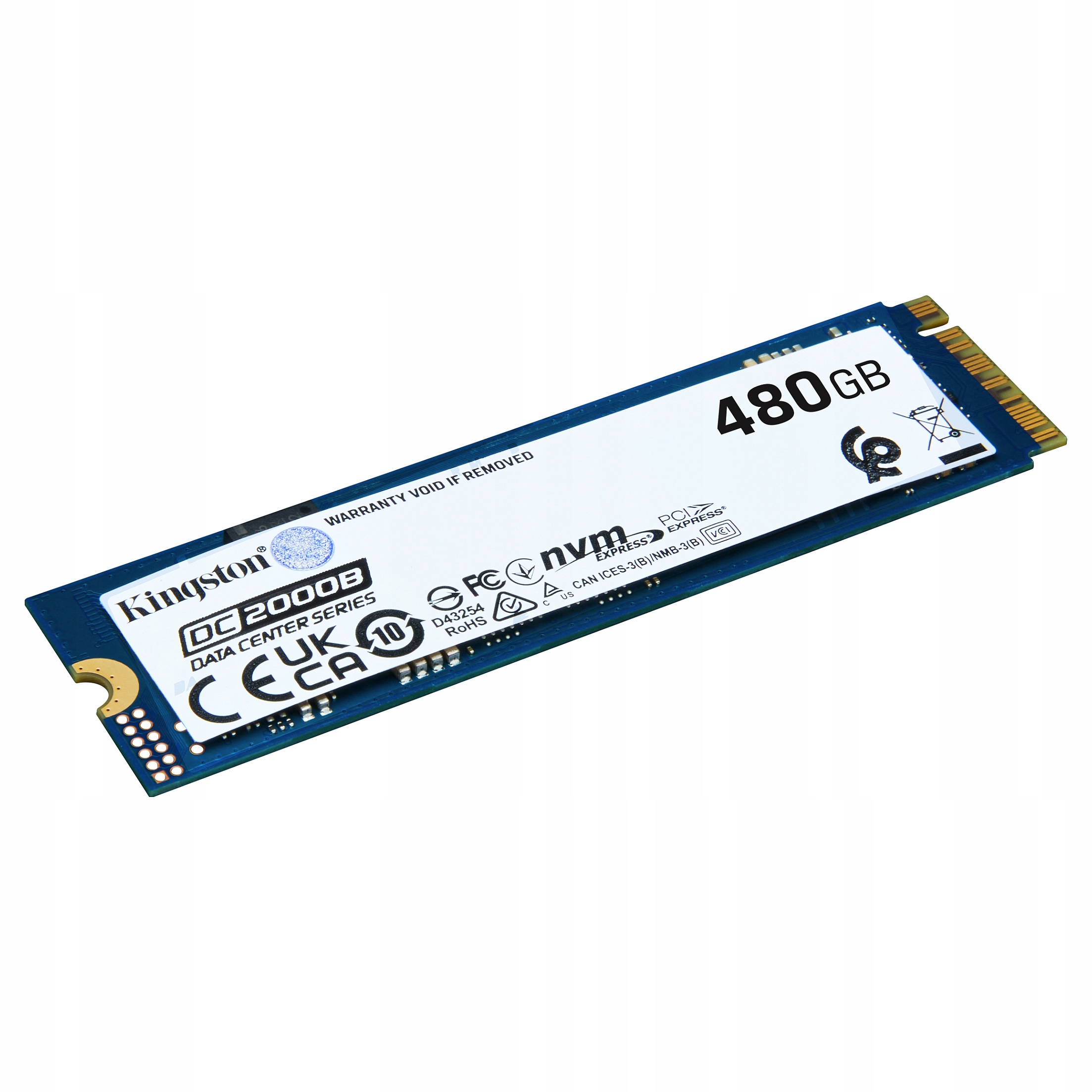Kingston DC2000B 480 Gb M.2 NVMe PCIe 4.0 Ssd