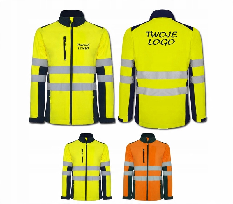 

Softshell Odblaskowy z haftem firma Haft S-4XL