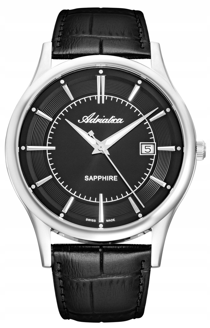Nové Originální Pánské Hodinky Adriatica A1296.5214Q gravírování řemínek datum