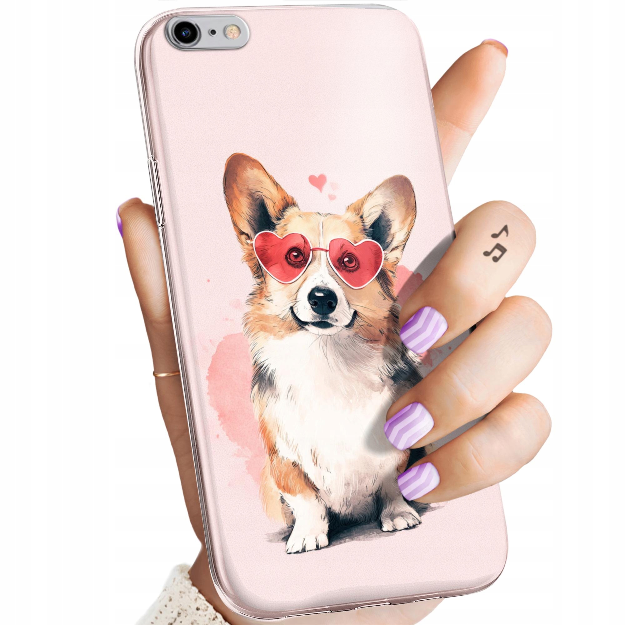 Etui Do Iphone 6 Plus 6S Plus Corgi Pieski Piesek Łapa Obudowa Case