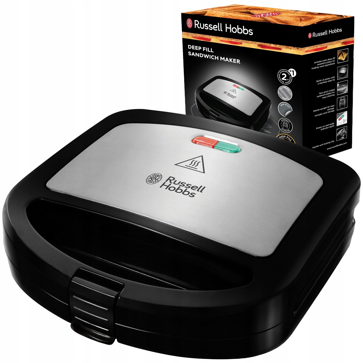 Opiekacz Russell Hobbs Cook Home 24530-56 700W stal nierdzewna 2 kanapki