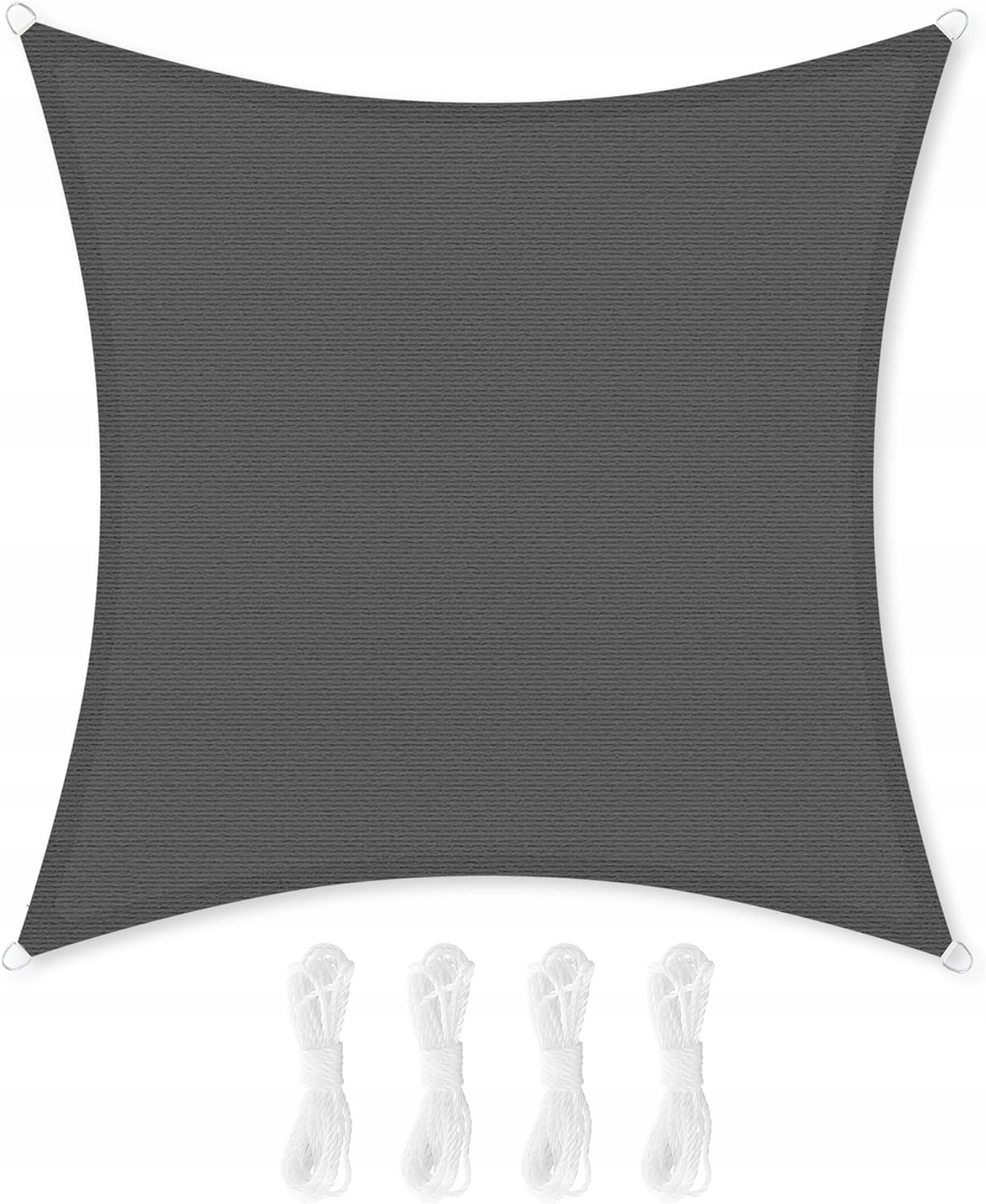 Żagiel przeciwsłoneczny markiza antracytowy 5 x 5 m