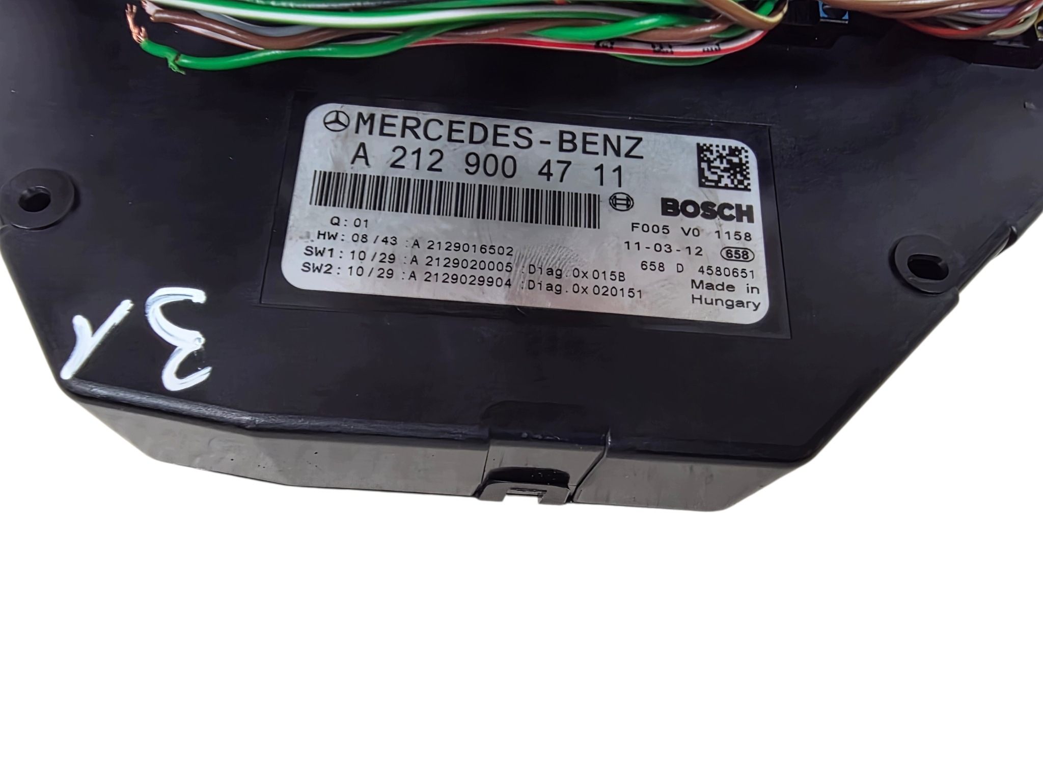 MERCEDES W212 Module fusibles Module SAM A2129004711