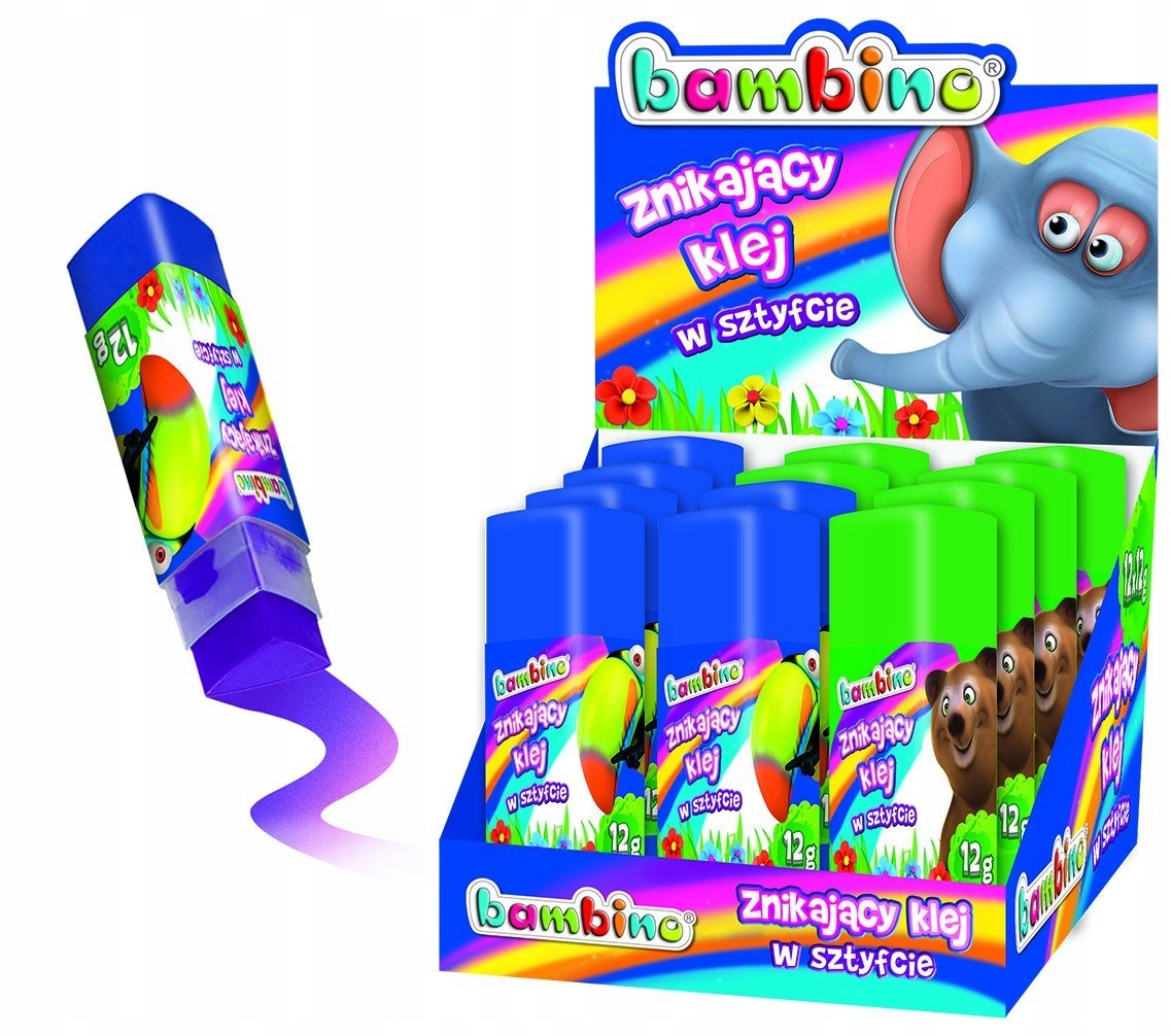 

Klej Znikający W Sztyfcie bambino 12g