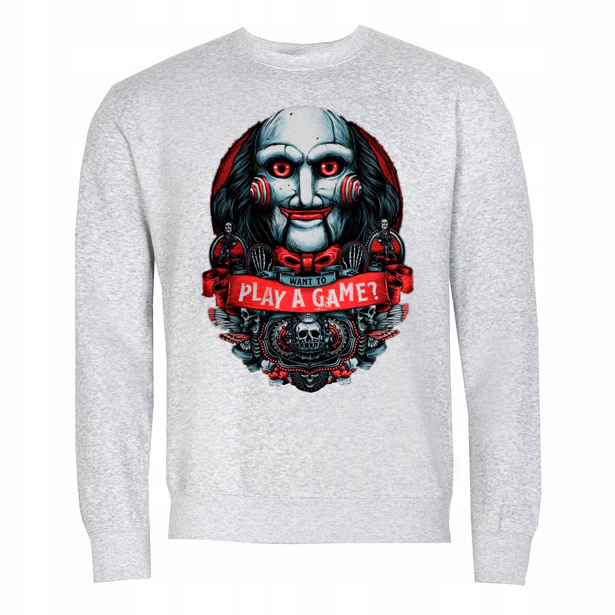 

Męska Bluza Filmowa Na Halloween Horror Jigsaw