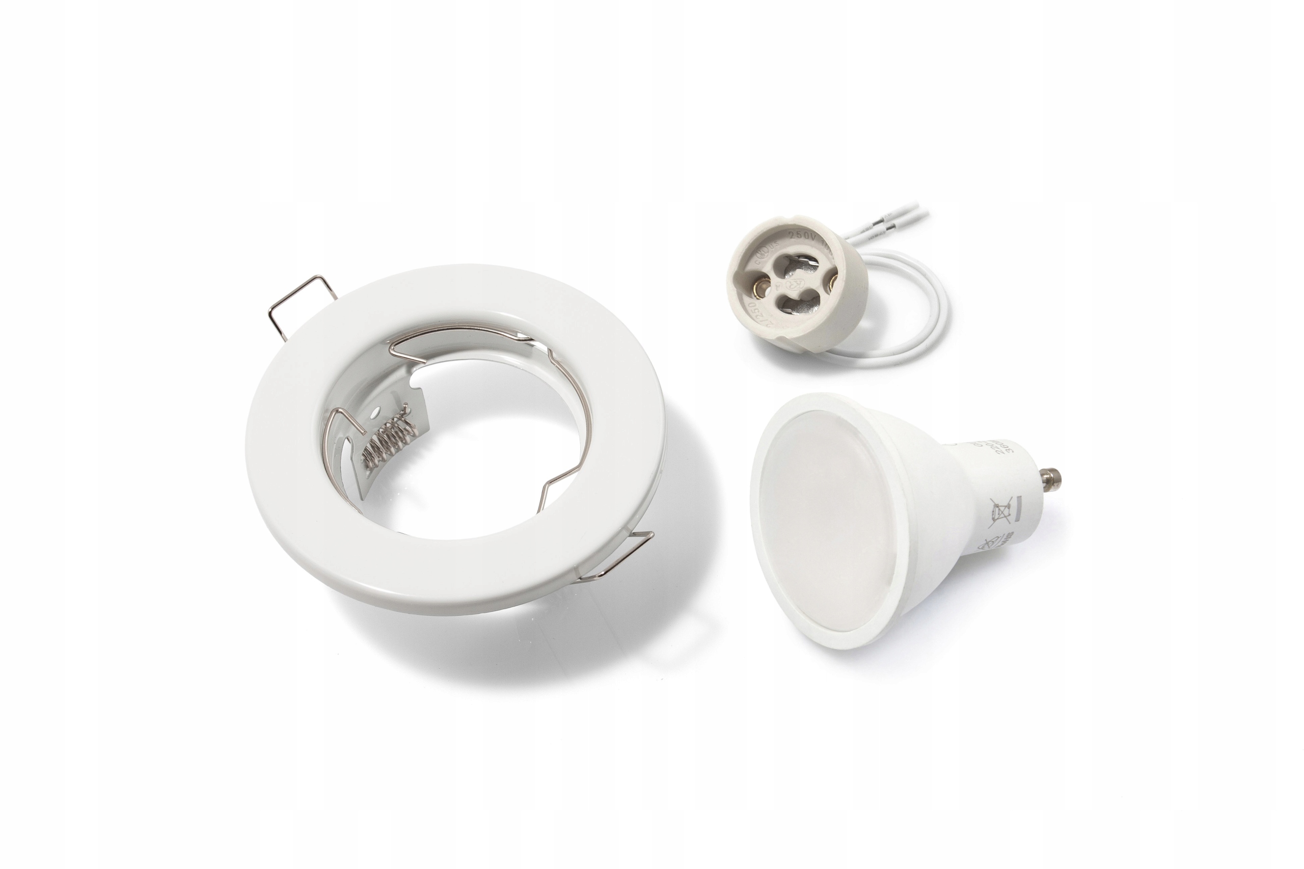 

Zestaw Oprawa Halogenowa Biała Led 9W GU10