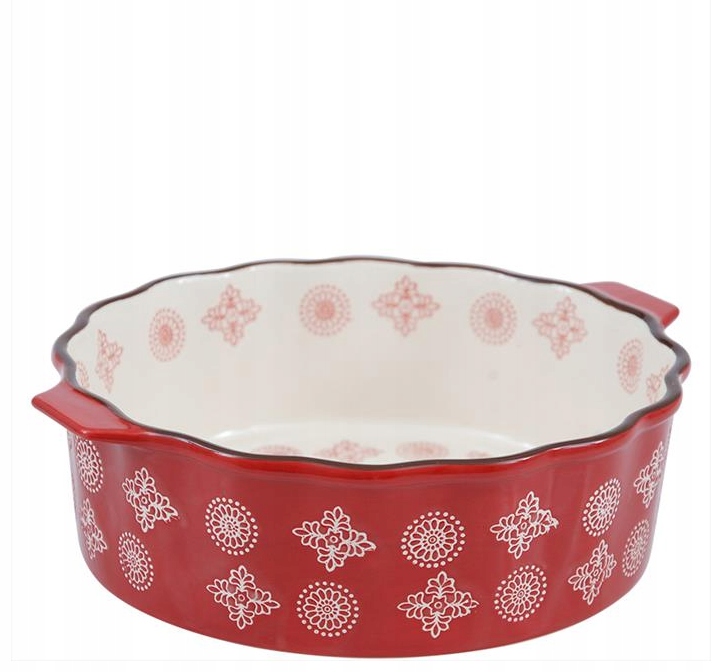 Keramická Mísa, Žáruvzdorná Nádoba, Červená, Vánoční, Keramická