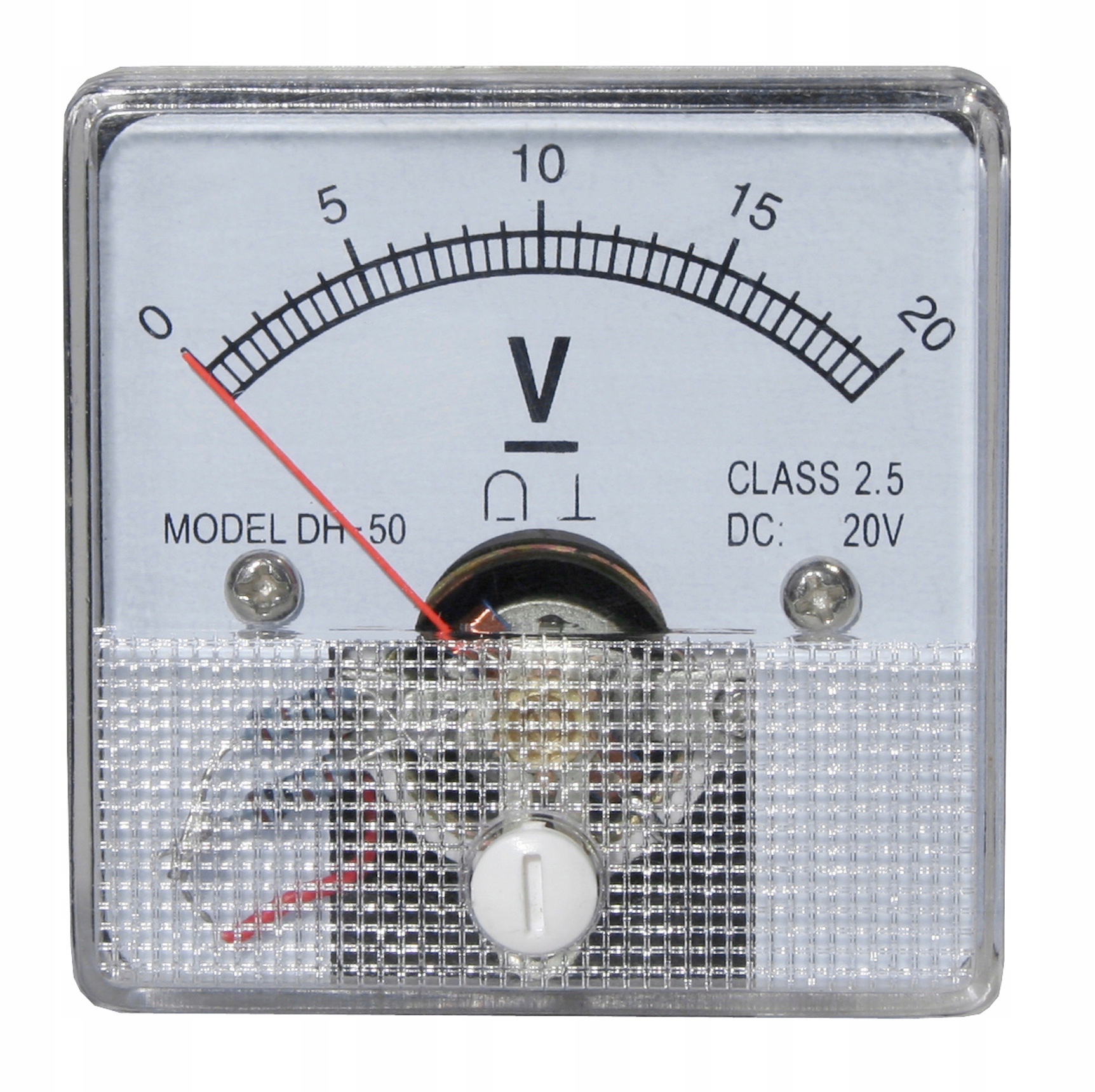 

Miernik analogowy woltomierz 20V kwadratowy