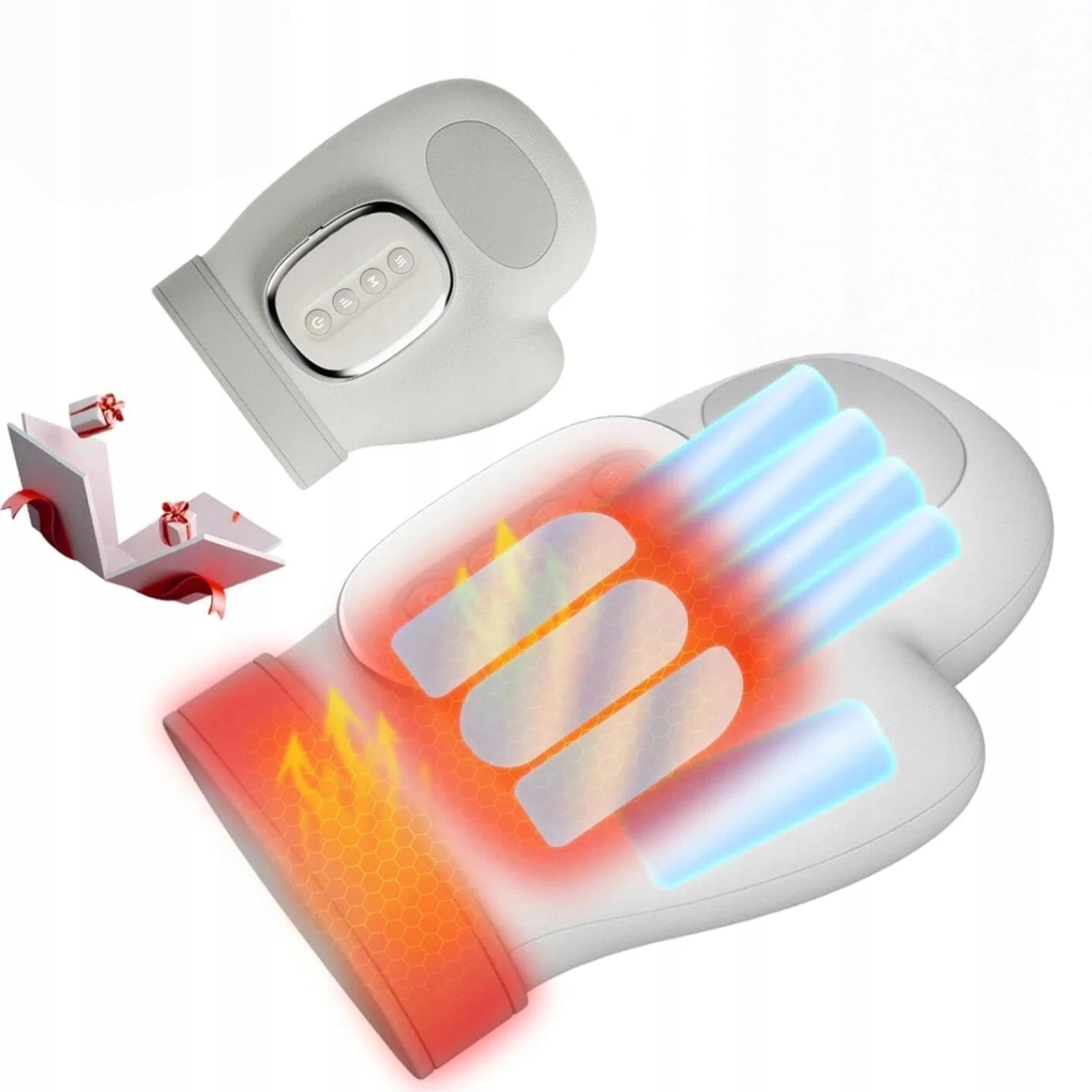 Elektryczny Masażer Do Rąk 3 Tryby Masażu Z Funkcją Grzania Dla Relaksu