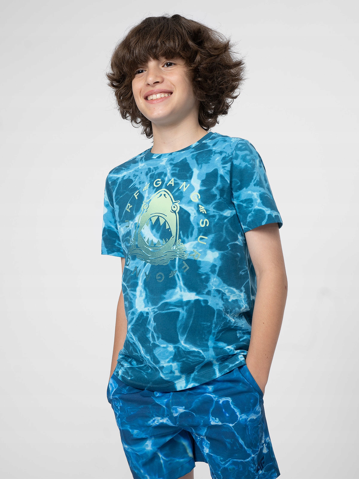 KOSZULKA dziecięca T-SHIRT 4F junior TTSHM283 164 Bohater brak