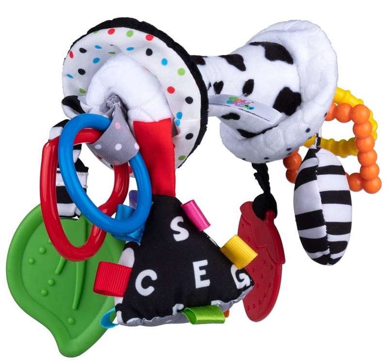 

Grzechotka kontrastowa Twister gryzak piszczek