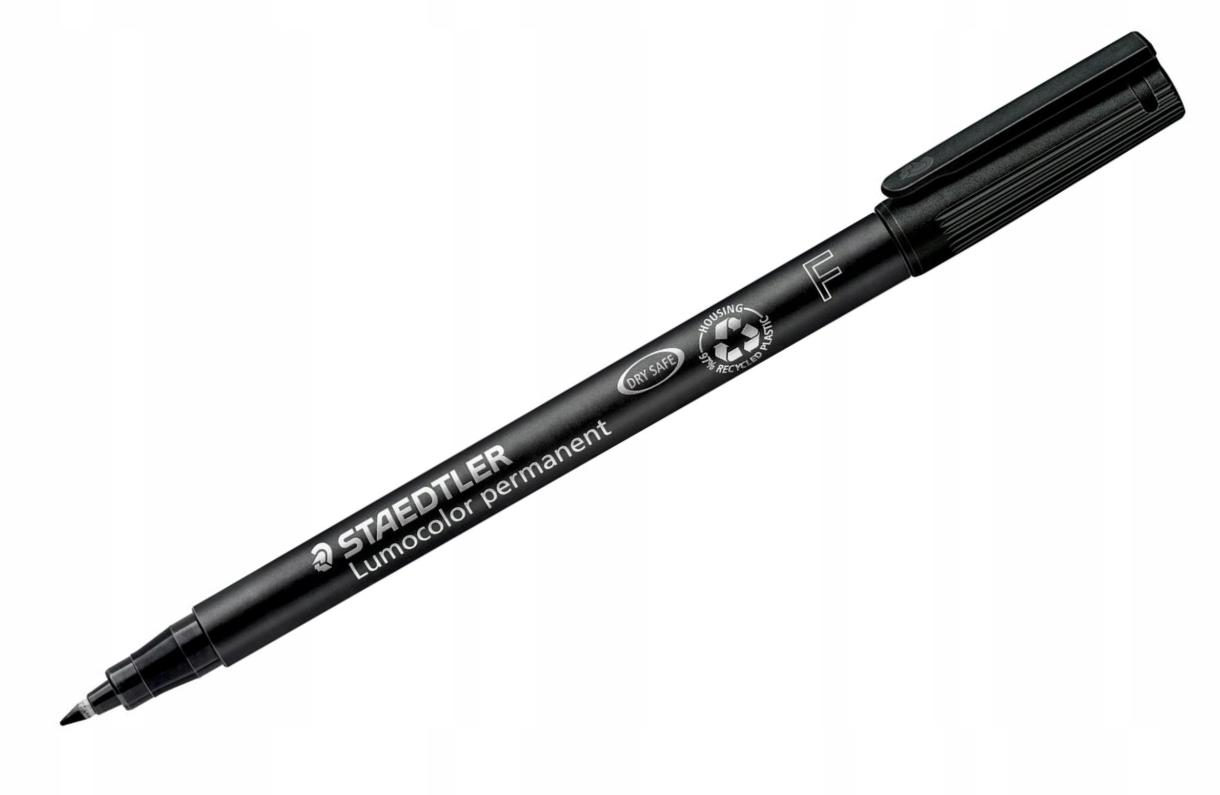 czarny Foliopis F 0,6mm Marker wodoodporny mazak pisak cienkopis Staedtler