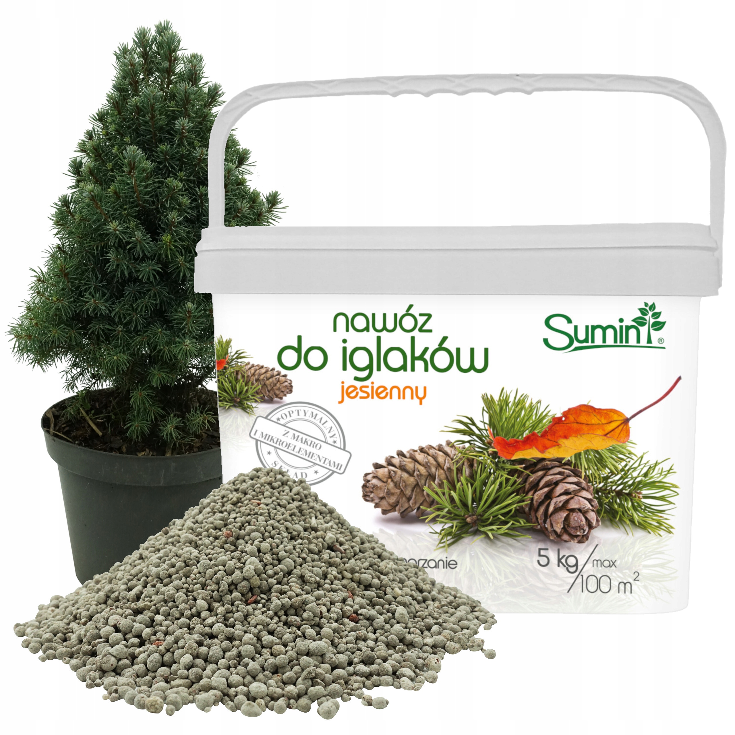 Sumin Hnojivo Pro Jehličnany A Jehličnany 5 Kg Podzimní Kbelík, Optimální Složení