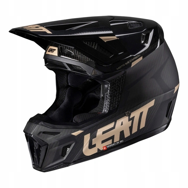 Prilba cross s okuliarmi Leatt Kit Moto 9.5 V25 Carbon čierna zlatá Darčeky