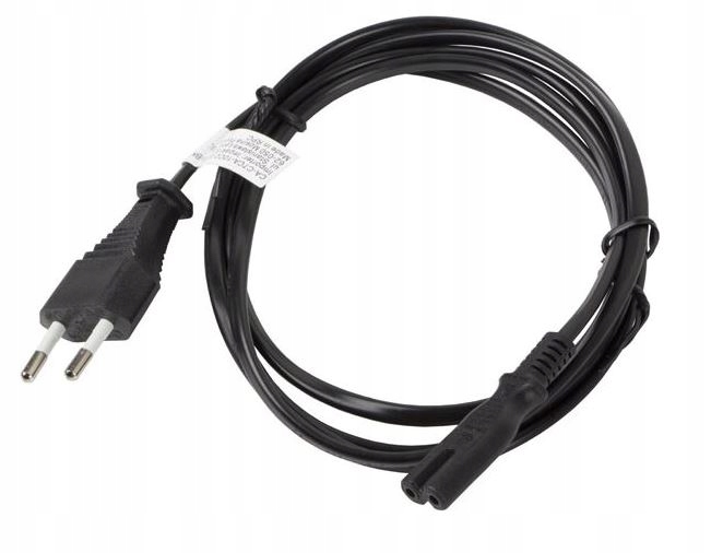 

Kabel zasilający Ósemka Czarny Lanberg
